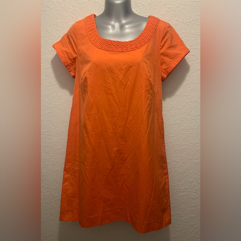 J. Crew Orange Dress Size 8